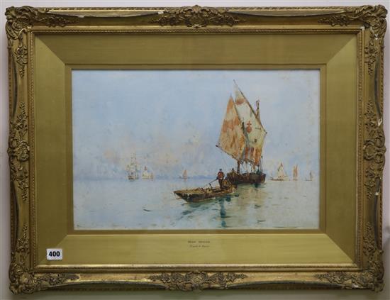 Frank Henry Mason (1876-1965) Near Venice 31 x 49cm.